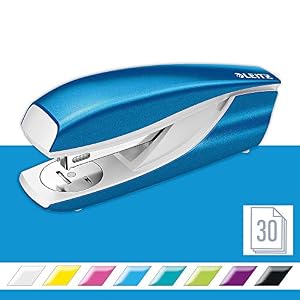 Image of Leitz Stapler, Ergonomic Metal Body, Includes Staples, Wow Range 30 Sheet