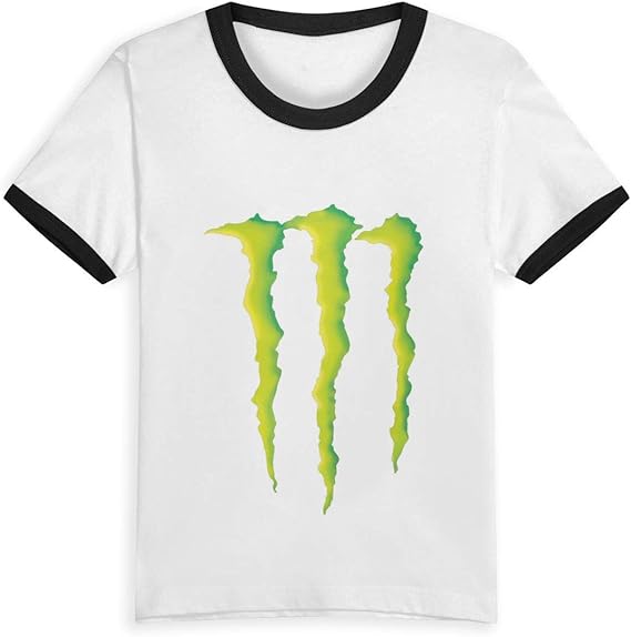 Amazon Co Jp モンスターエナジー 子供の半袖tシャツ春 夏 秋の男の子と女の子 服 ファッション小物