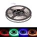 LEDMO 12V Flexible SMD 5050 RGB LED Strip Lights, LED Tape, Multi-colors, 300 LEDs, Non-waterproof, Light Strips, Color Changing, Pack of 16.4ft/5m Strips