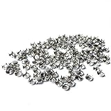 HAWORTHS 200pcs 7MM ANTIQUE Silver Round Dome Metal Studs Spots Nailheads Fastners