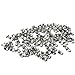HAWORTHS 200pcs 7MM ANTIQUE Silver Round Dome Metal Studs Spots Nailheads Fastners
