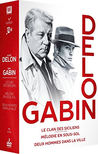 Belmondo-Delon-Gabin : Mélodie En Sous-Sol + 2 Hommes Dans La Ville + Le Clan Des Siciliens - Pack