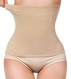 Womens No Closure Waist Corset Cincher Boned Tummy Control Waist Girdle Seamless