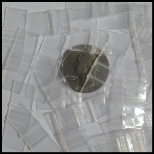 Small Mini Ziplock 100 1212-S Skinny Colors & Designs Bags You Choose Color .5