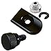 Amazicha Black Aluminium Seat Screw Bolt Mount Knob Cover with Nut Kit Fit for Harley Davidson 1996-2018