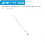 Ancable 75 Ohm Telescopic DAB Radio Aerial Antenna for HiFi AV Receiver view 3