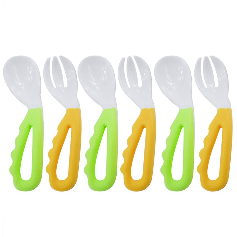 Sassy Less Mess Toddler SelfFeeding Spoon BLUE Baby