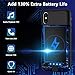 Battery Case for iPhone X/XS/10,5200mAh Rechargeable Portable Charger Case Extended Battery Pack for iPhone X/XS/10 (5.8inch)Protective Power Charging Case-Black