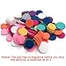 100Pcs Replacement Felt Pads, Essential Oil Diffuser Locket Necklace 0.87 inchthumb 2