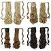 Anniston Hairpiece Women’s Beauty Long Wavy Ponytail Wigs Clip in Pony Tail Hair Piece Extension Hair Scrunchies Updo Hair Bun Hair Accessories for Women – Blackthumb 2