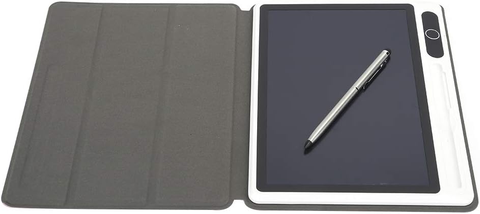 Yosoo Health Gear LCD Drawing Board 9 Inch Writing Tablet Leather Case Black