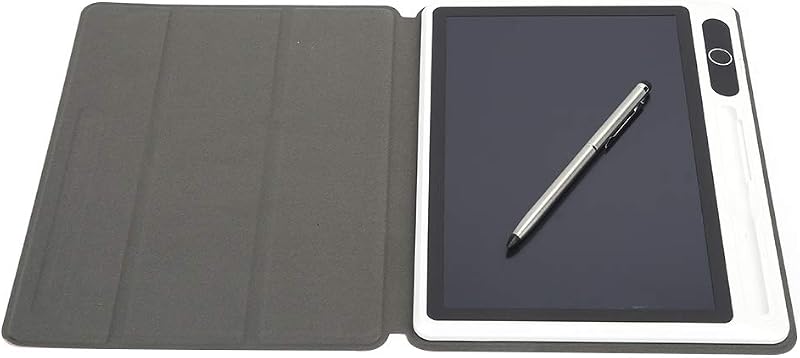 Yosoo Health Gear LCD Drawing Board 9 Inch Writing Tablet Leather Case Black