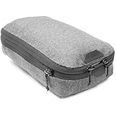 Peak Design Packing Cube, Charcoal, Weatherproof Luggage Cube with Dual Compartment Organization, Expansion and Compression, 