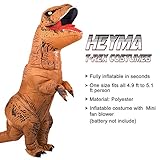 HEYMA T-Rex Costume Inflatable Dinosaur Costume for Adult Halloween Inflatable Costume