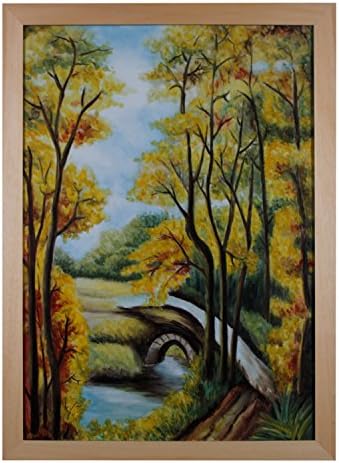 EHMAC Modern PORCELAIN Landscape Paintings Countryside Fall Limited Edition Wall Art for living room