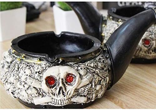 TZYHGJJ Tobacco Pipe Shape Ashtray Thriller Store Decorative do Old Ashtray Size 20.5cm*13cm*10cm,B