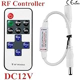 Lwind RF mini monochromatic controller 11 key radio with dimming LED monochrome light dimmer FOR LED work light, LED flood light, LED off road light, LED light bar,LED light strip