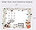 Fox Baby Milestone Blanket Boy Girl, Large 60x40 Inch Fleece Weekly Monthly Milestone Blanket Photography Props - Baby Shower Newborn New Moms Gift (2 Frames Included)