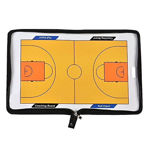 AGPTEK Dry Erase Basketball Coaching Clipboard, Basketball Tactical Coach Board