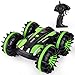GotechoD RC Car Boat Remote Control Car Amphibious Stunt Car 4WD Off Road 2.4GHz Radio Controlled Monster Truck High Speed Double Side Race 360 Degree Rotates Green