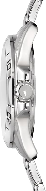 Herrenuhr Analog aus Edelstahl 316l Silberfarben