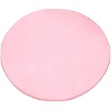 Missingift Round Play Mats for Kids Tent Playpen 40 Inch Pink Round Rug for Play Tent Circular Rug Kids Tent Rugs for Kids Ro