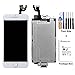 cellphoneage® New LCD Touch Screen Replacement with Frame Digitizer Display Full Assembly with Home Button and Camera + Free Tool Kits for iPhone 6 4.7 Inch (White)
