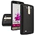 LG G3 Vigor case,Aomax@ Armor [Dual Bumper] Slim Fit Skin Silicone Cover Case + PC Bumper Frame for LG G3 Vigor / G3 Beat/ G3s D725 D722/ G3 Mini DHF Black