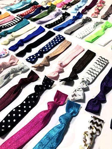 Amazon Com Custom Hair Tie Set Of 10 Ponytail Elastics Pick