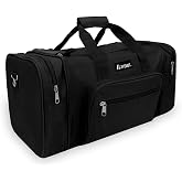 Everest Luggage Travel Gear Bag - Small Duffel, 17.5 X 10.5 X 9.5 Inches, 600D Polyester, 26.9L Capacity