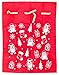 Iconikal Large Santa Claus Gift Present Sack, Red, 35 Inch x 44 Inch, 2-Pack