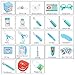 Hailey&Elijah Doctor Kit for Kids 26 Pieces Dentist Tool Kids Toy Doctor Kit + Grid Bag for School Classroom and Doctor Playset Costume Dress-Up