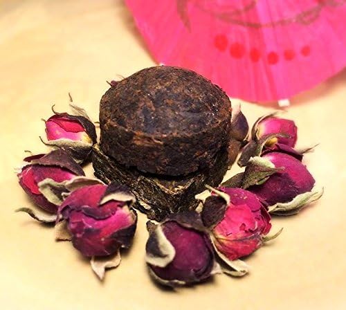 Naveya Fitness Rose Pu Erh Tea Nest's Shape-fat Burner -Sugar Free -Origianl Taste-boost Your Metabolism- Powerful Antioxidant-natural Detoxifier