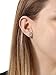 GIMMEDAT Tennis Racket Silver Stud Earrings Jewelry for Player Women Gift