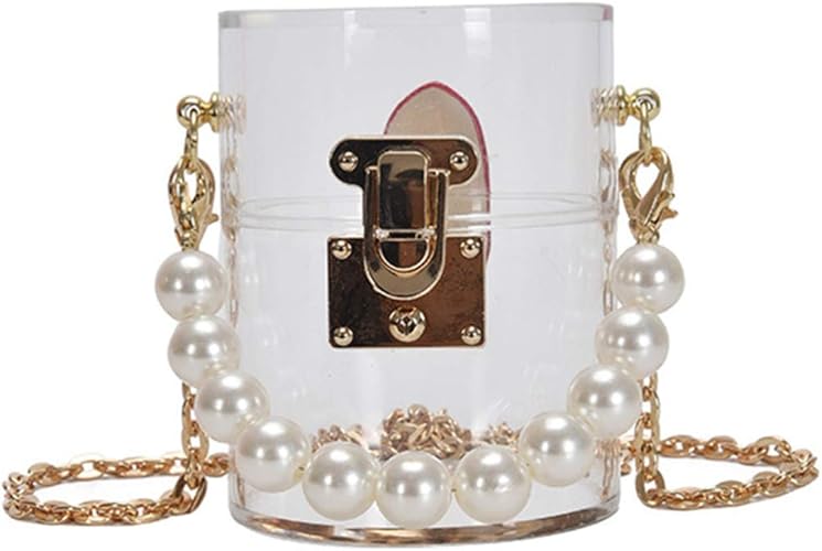 clear pearl bag