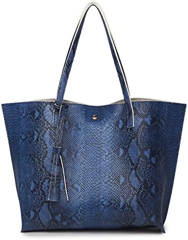 BEATRICE Womens Snakeskin Design Shoulder Large Tote Bags Travel Purses Satchel Hobo Handbags