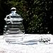 Itikky Honey Pot with Dipper and Lid Borosilicate Glass Beehive Style 9.5 fl oz