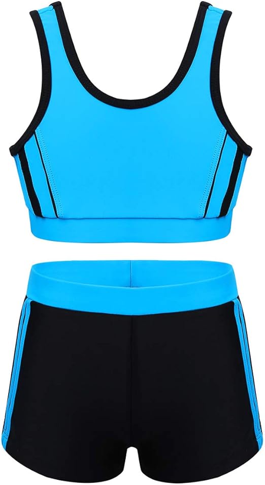 top y short deportivo niña