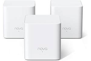 Tenda Nova AX1500 WiFi 6 Mesh System MX3 - Covers up to 3500 sq. ft - Gigabit Mesh Router for 80 Devices - Dual-Band Mesh Net