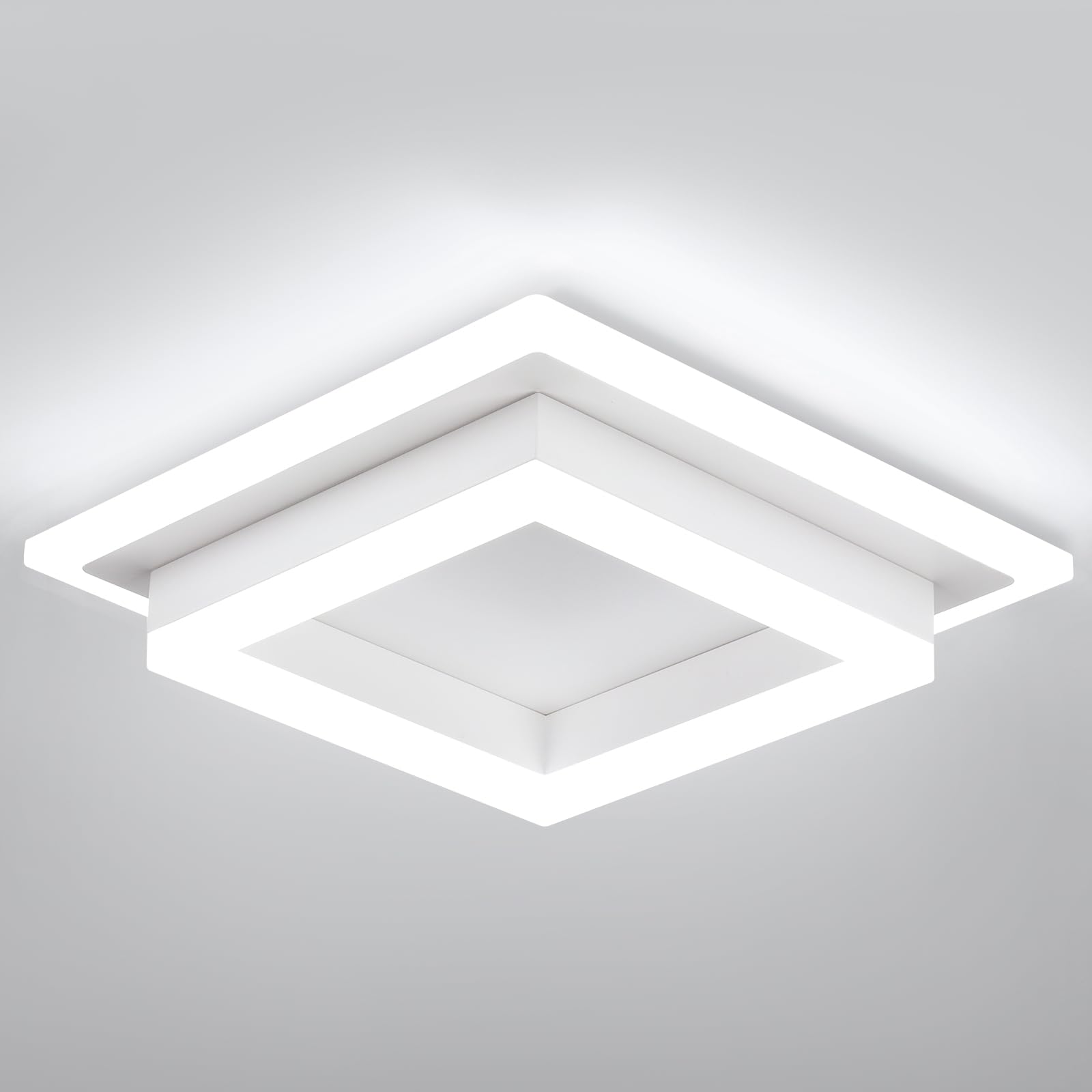 Photo 1 of *MISSING PARTS*
32W Flush Mount Modern LED Ceiling Lights, White Small Hallway Ceiling Light, Cool White 6000K Acrylic LED Ceiling Light Fixtures, Close to Ceiling Lights for Bedroom Dining Room Kitchen Bathroom