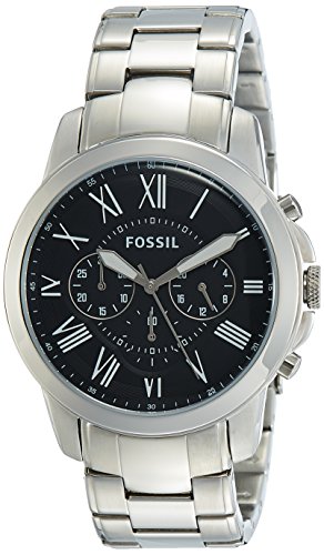 Fossil Men's FS4736 Grant Stainless Steel Watch