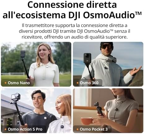 Mic 2 (2 TX + 1 RX + Custodia di ricarica)