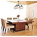 Westinghouse 6342000 Scholar Four-Light Indoor Convertible Chandelier/Semi-Flush Ceiling Fixture, Oil Rubbed Bronze Finish with White Opal Glass, Oil-Rubbed Bronze