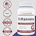 Nutracraft 1500mg Pure D-Mannose Supplement for Urinary & Bladder Health | No Preservatives or Gluten | Made in The USA | 90 Vegetarian Capsules