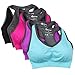 BAOMOSI Women's Seamless High Impact Support Racerback Workout Yoga Sports Bra