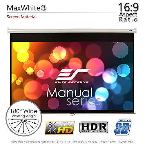 Elite-Screens-Manual-135-inch-169-Pull-Down-Projection-Manual-Projector-Screen-with-Auto-Lock-M135XWH2