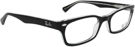 ray ban black transparent frame