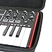 Khanka Hard Travel Case Replacement for Akai Professional MPK Mini MKII 25-Key USB MIDI Controller