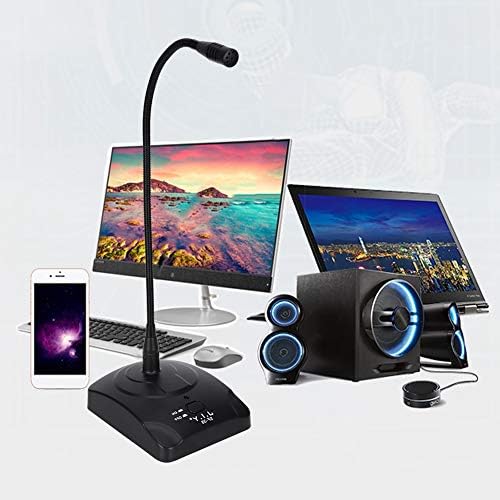Bewinner Gooseneck Type Conference Microphone, Wired Desktop Computer Speaker Microphone
