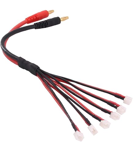 Lot De 6 Adaptateurs JST Vers PH 3P Pour Batteries Lipo – Compatibles E-Flite Blade 130x UMX